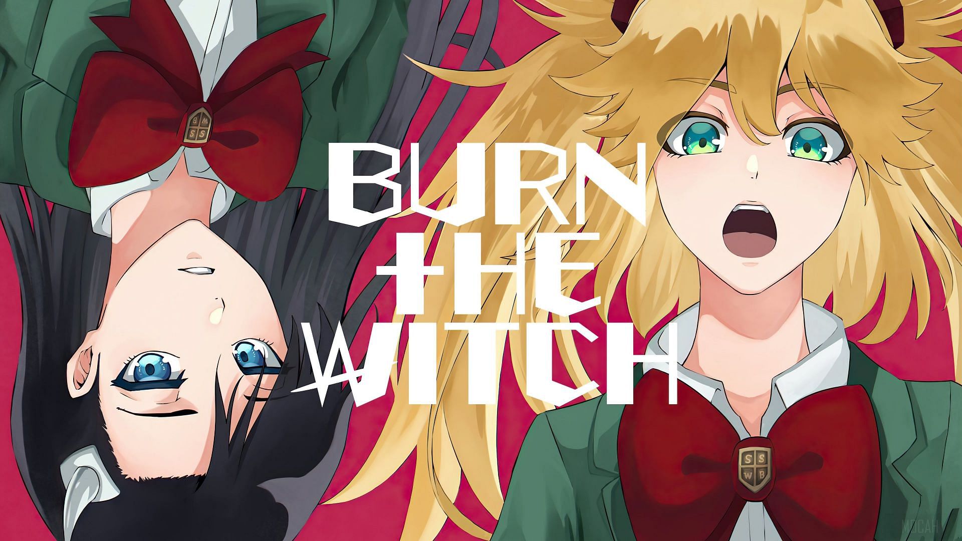 Release poster for Burn the Witch anime (Image via Studio Colorido)