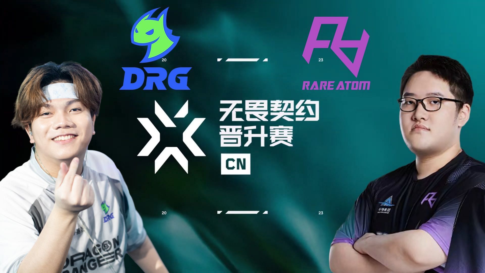 Rare Atom vs Dragon Ranger Gaming - VCT Ascension China 2023 (Image via Riot Games)