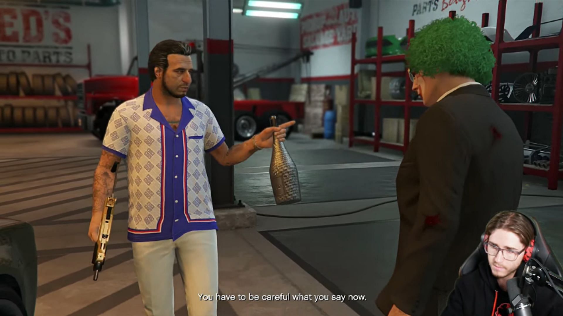 Yusuf Amir in Grand Theft Auto Online (Image via YouTube/TGG)