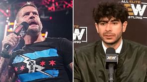 CM Punk sends a message to two AEW stars