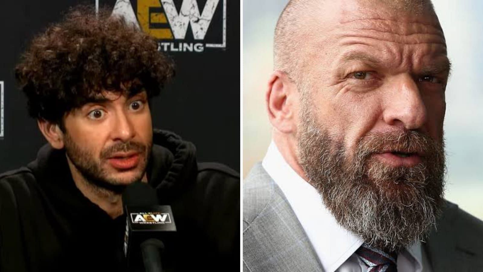 Tony Khan and Triple H are in power in AEW and WWE, respectively.