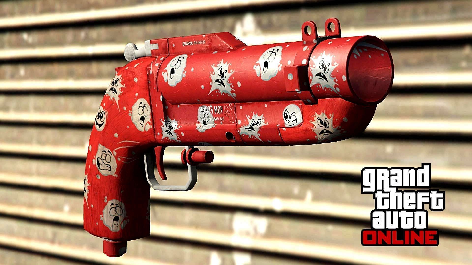 This is what the Snowball Launcher looks like (Image via Rockstar Games)