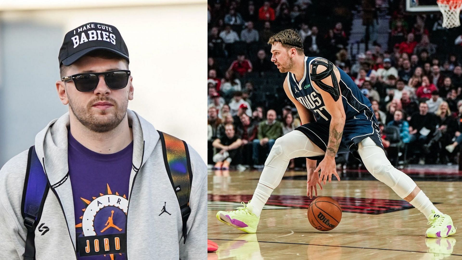 Girl dad Luka Doncic hysterically pairs outfit with 
