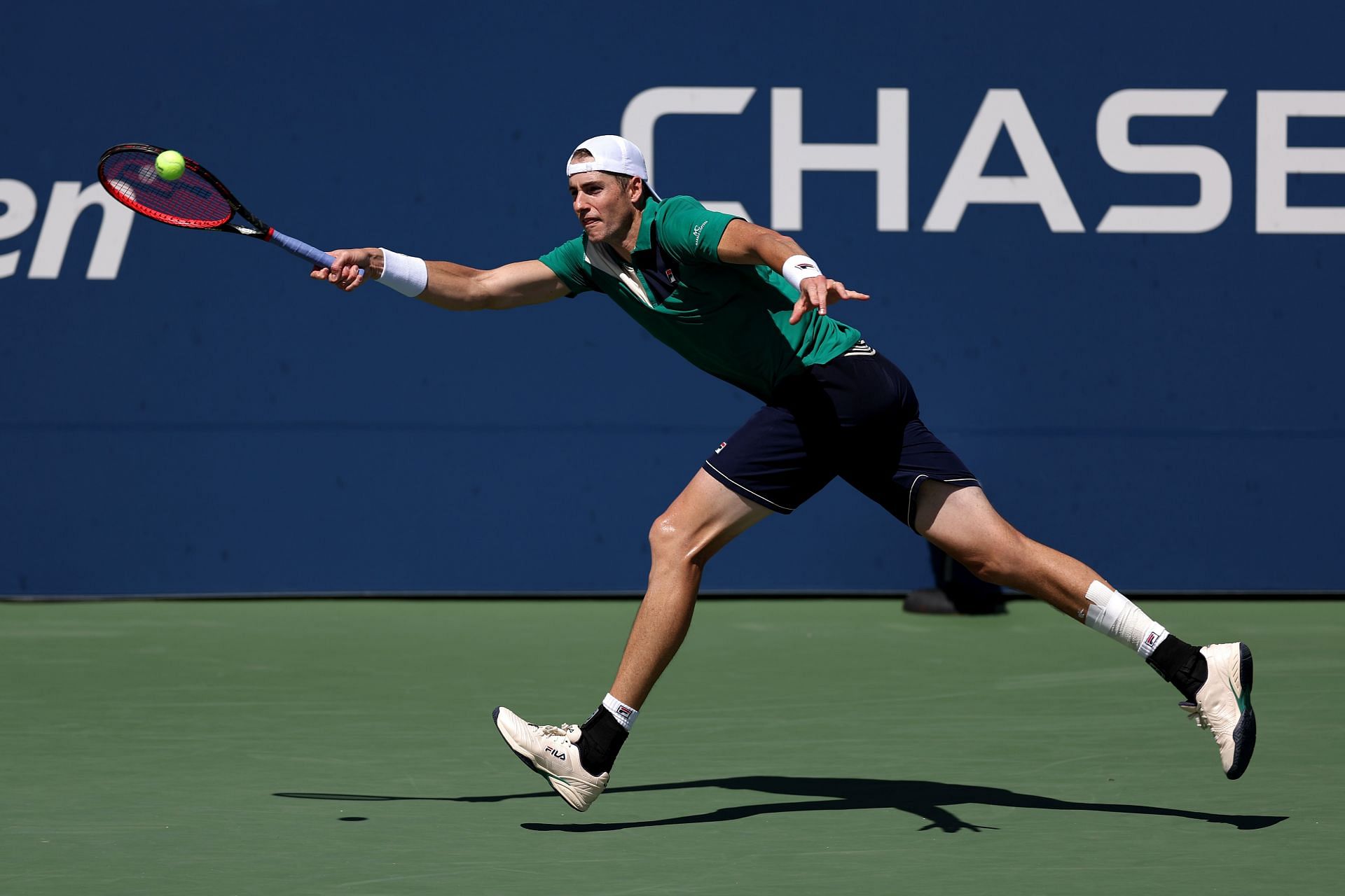 John Isner at the 2023 US Open.