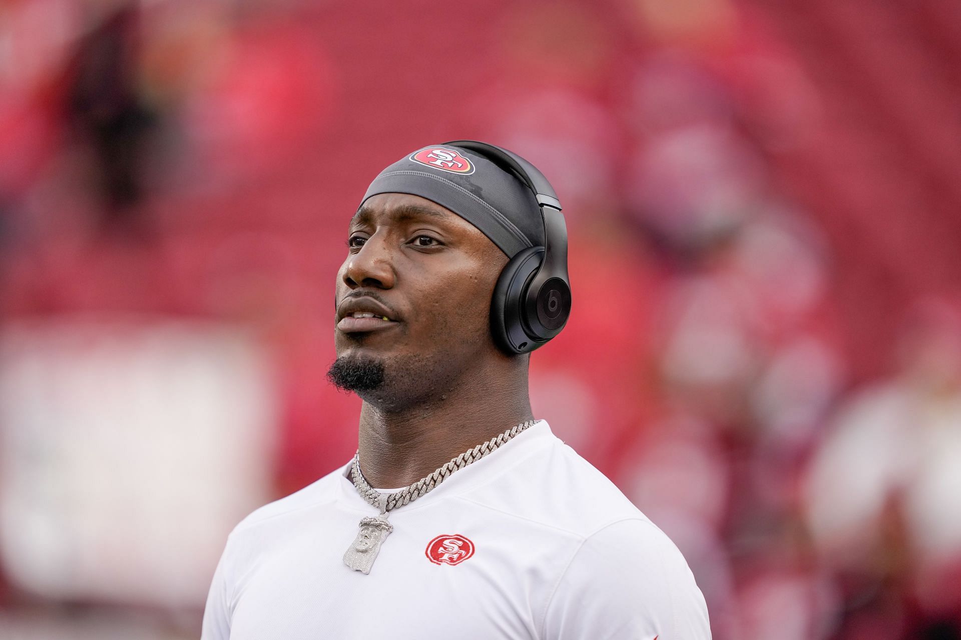 Deebo Samuel: Baltimore Ravens v San Francisco 49ers