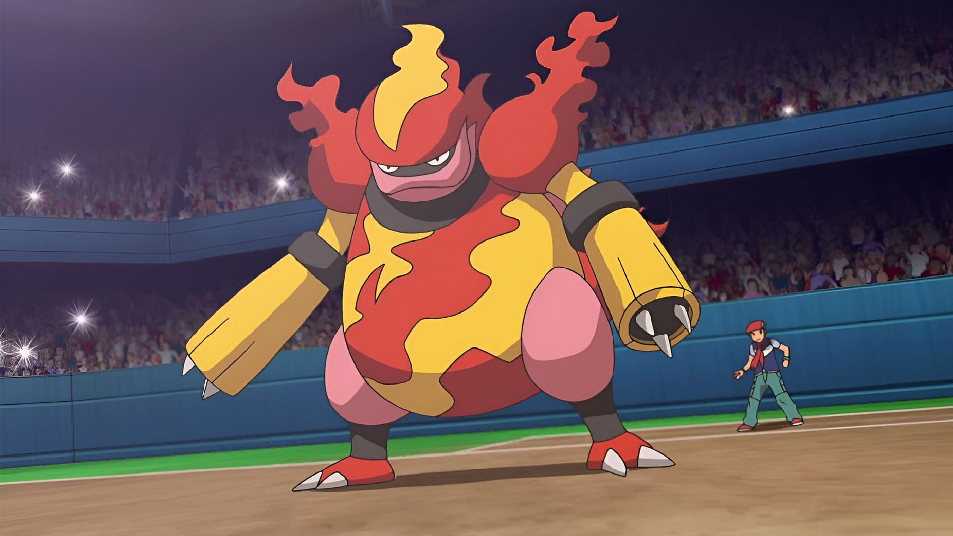 Magmortar&#039;s cannons are certainly Digimon-esque (Image via The Pokemon Company)