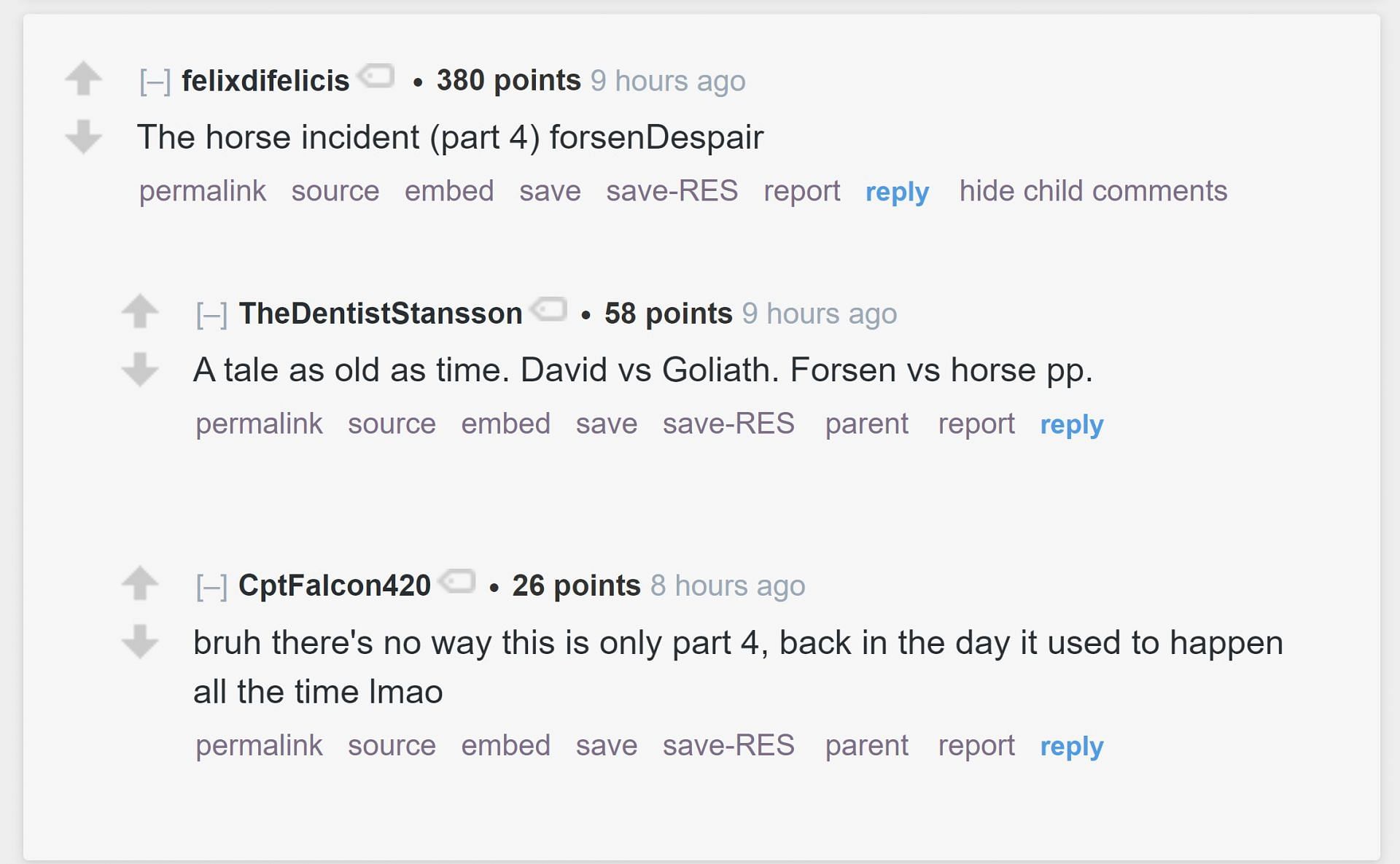 Redditor u/felixdifelicis&#039; comment (Image via r/LivestreamFail subreddit)