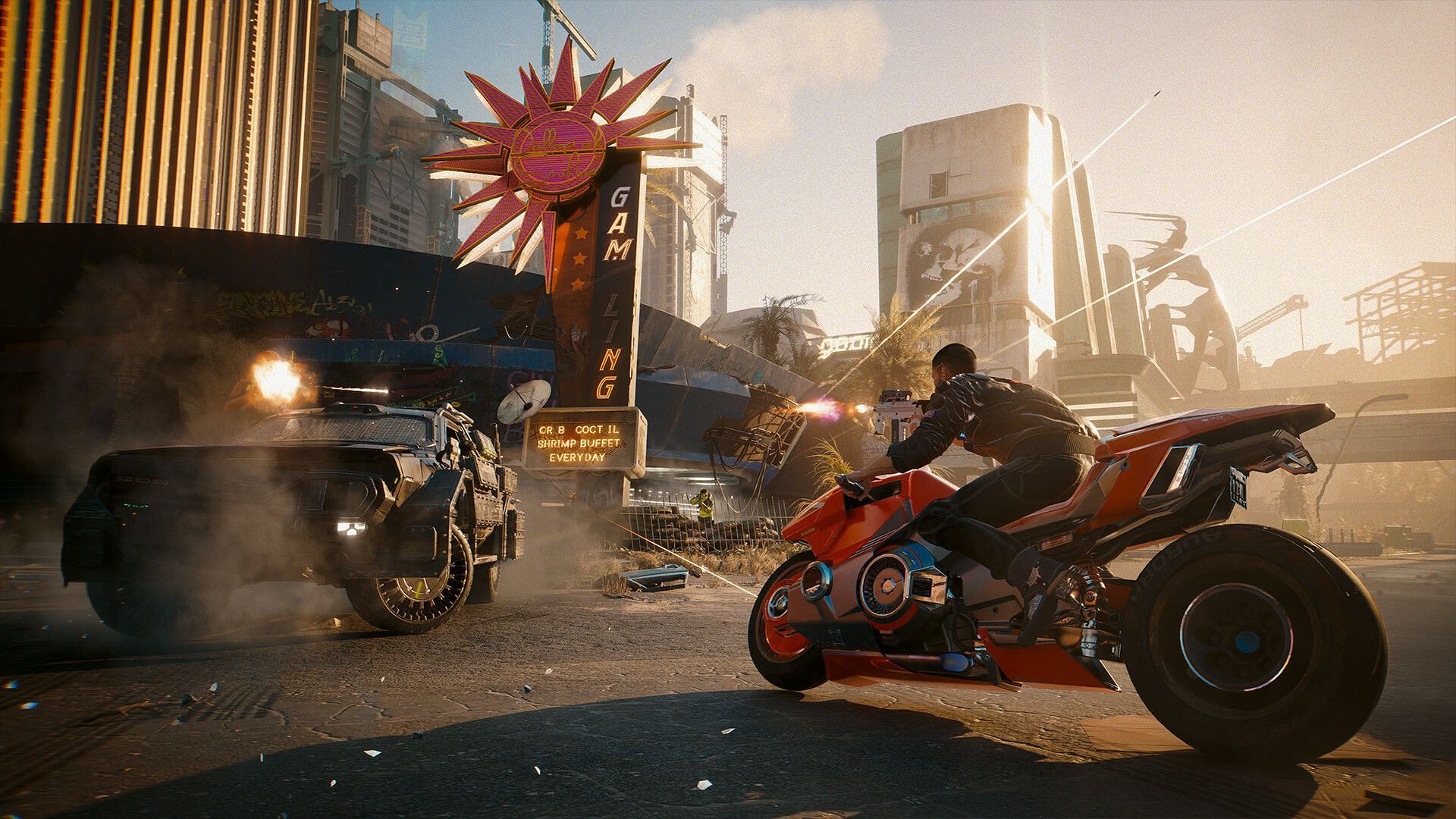 Cyberpunk 2077 Ultimate Edition features both, the base game as well as the Phantom Liberty DLC (Image via CD Projekt Red)