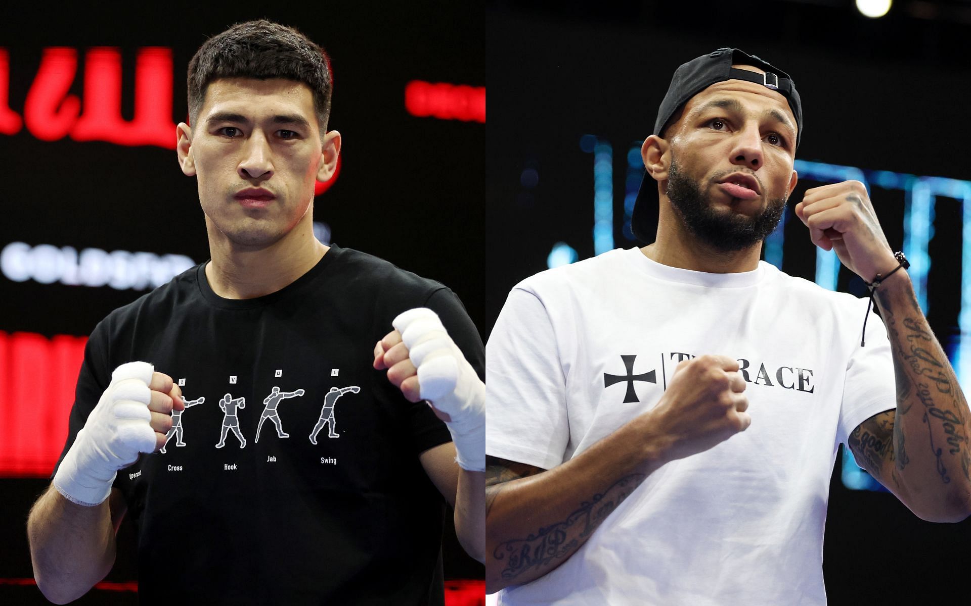 Dmitry Bivol (left) and Lyndon Arthur (right) [Images courtesy: Getty Images]