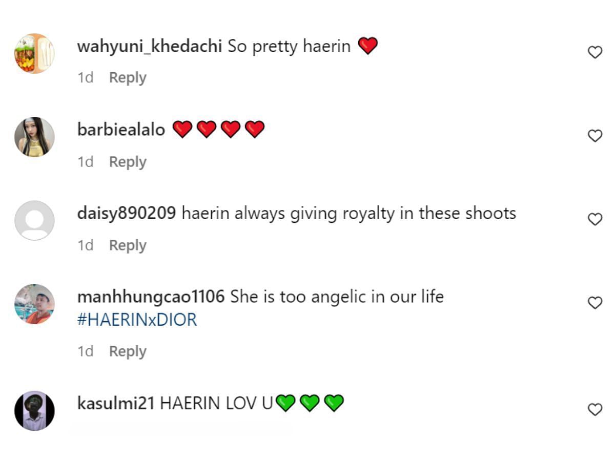 Fan comments (Image via @voguehongkong/Instagram)