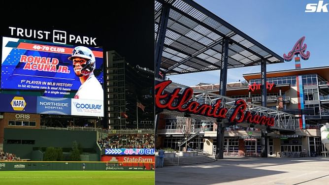 Inside Atlanta Braves' $650,000,000 Truist Park Stadium featuring MLB's first zip line & climbing tower inside of a ballpark