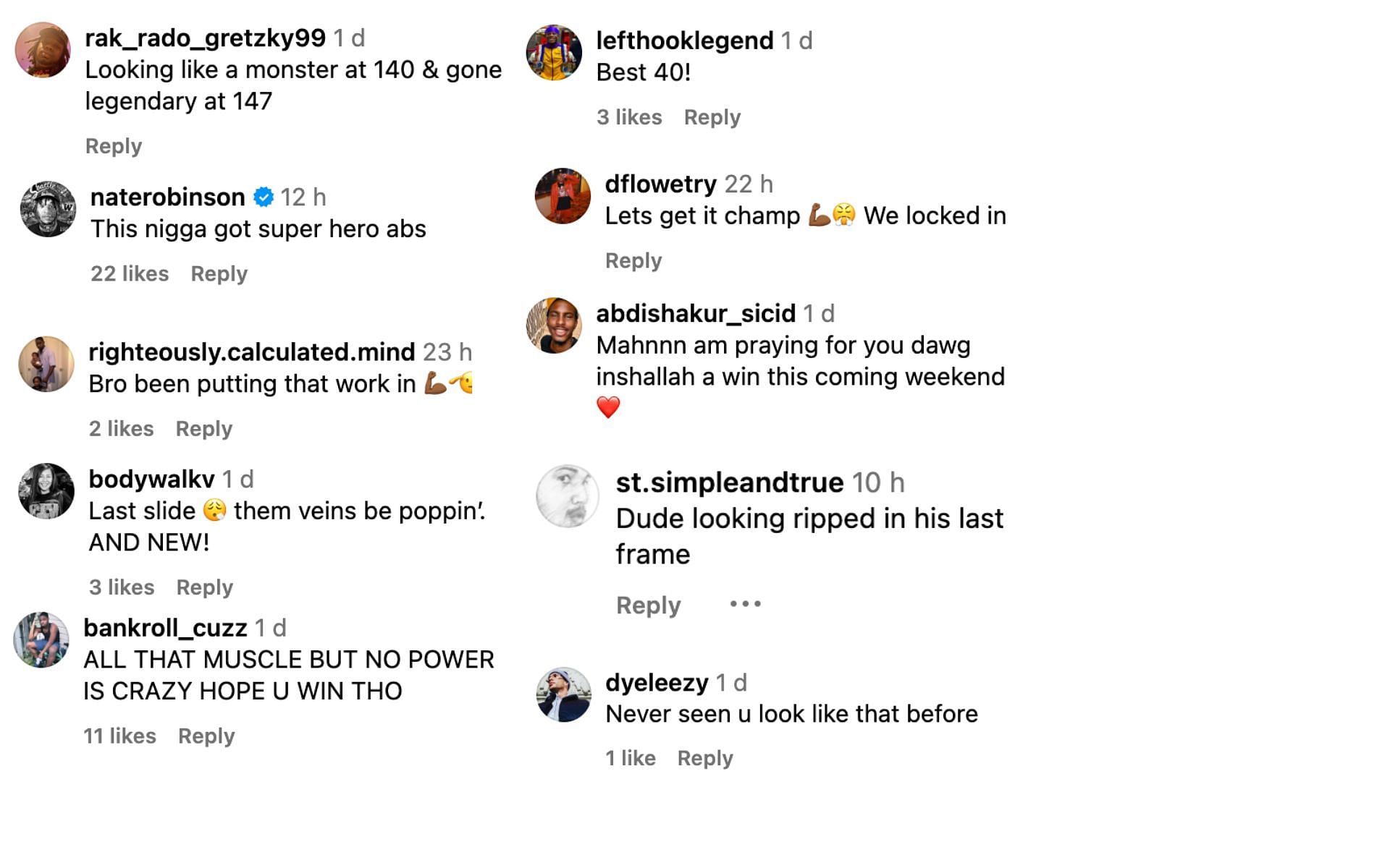 via. comments section on Devin Haney&#039;s post