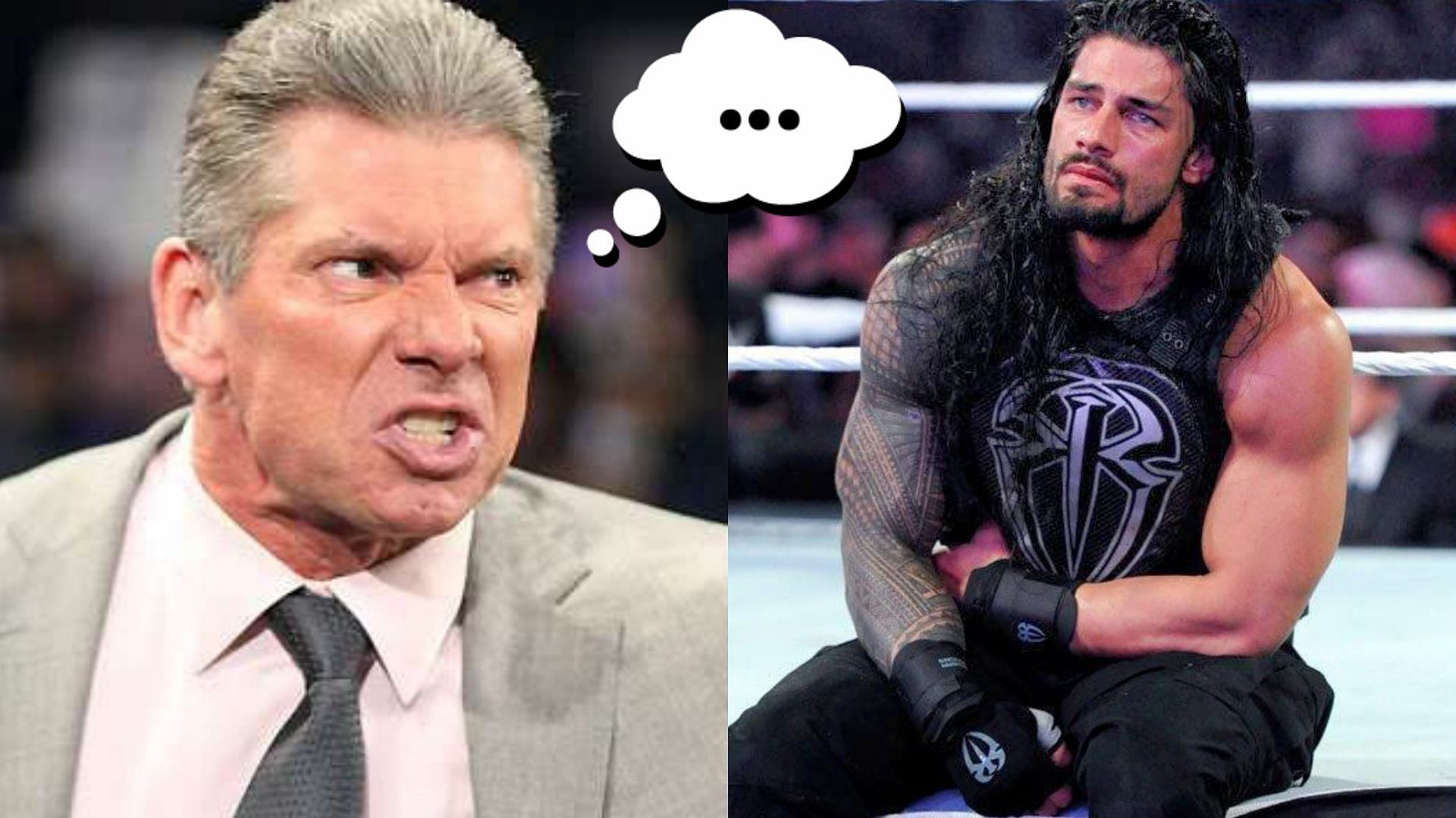 Vince McMahon and Roman Reigns