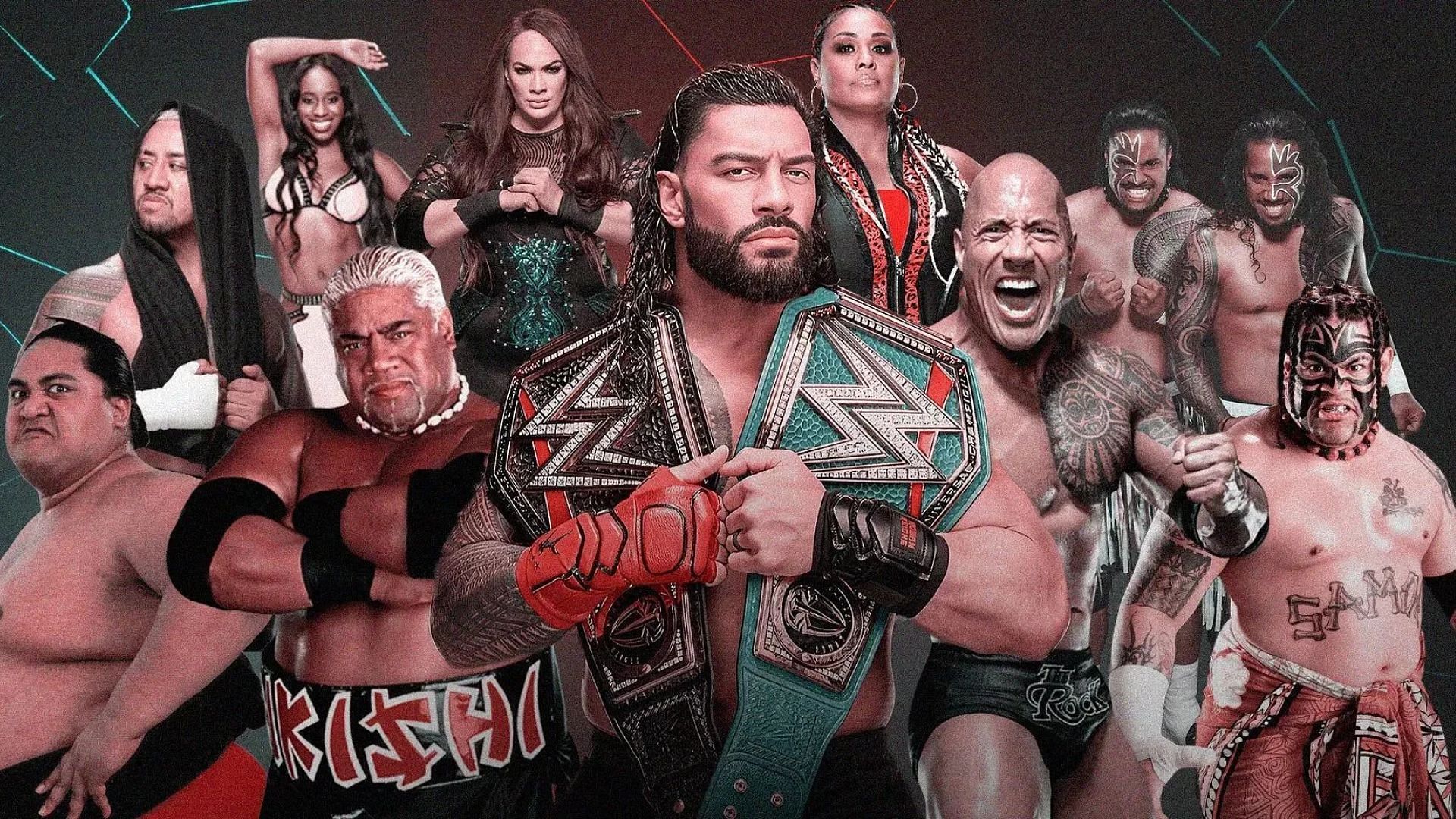 The Bloodline over the years in WWE