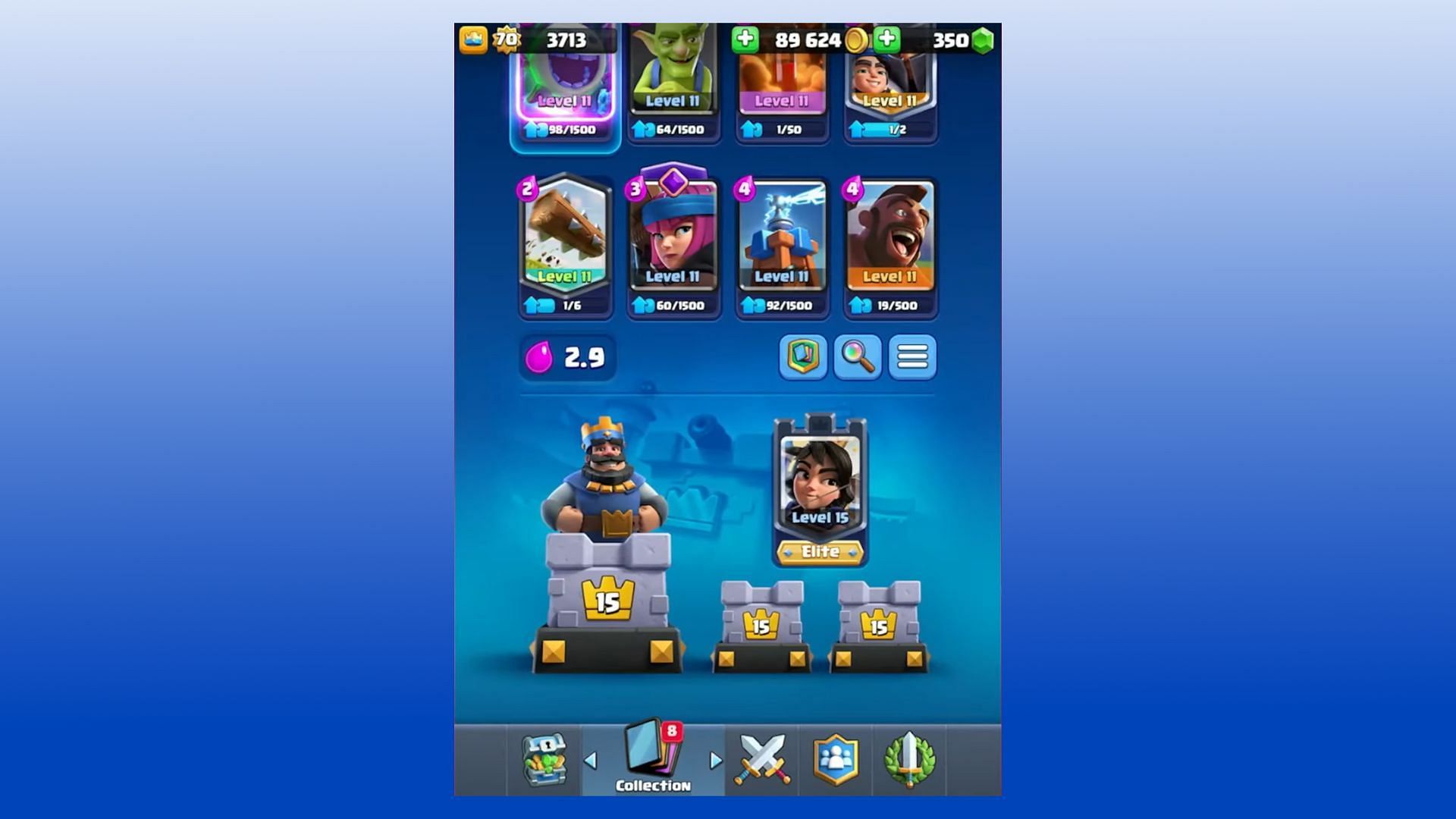 Maximum level of troops (Image via Supercell)