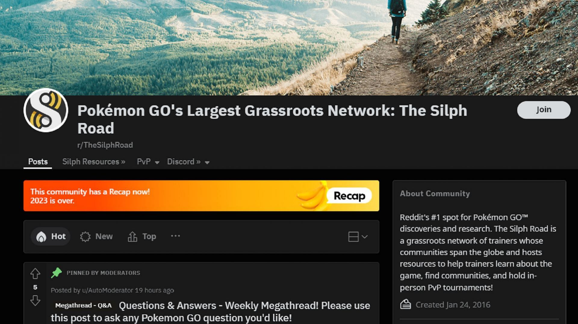 The Silph Road subreddit is one of the most informative Pokemon GO sites online today (Image via r/TheSilphRoad/Reddit)