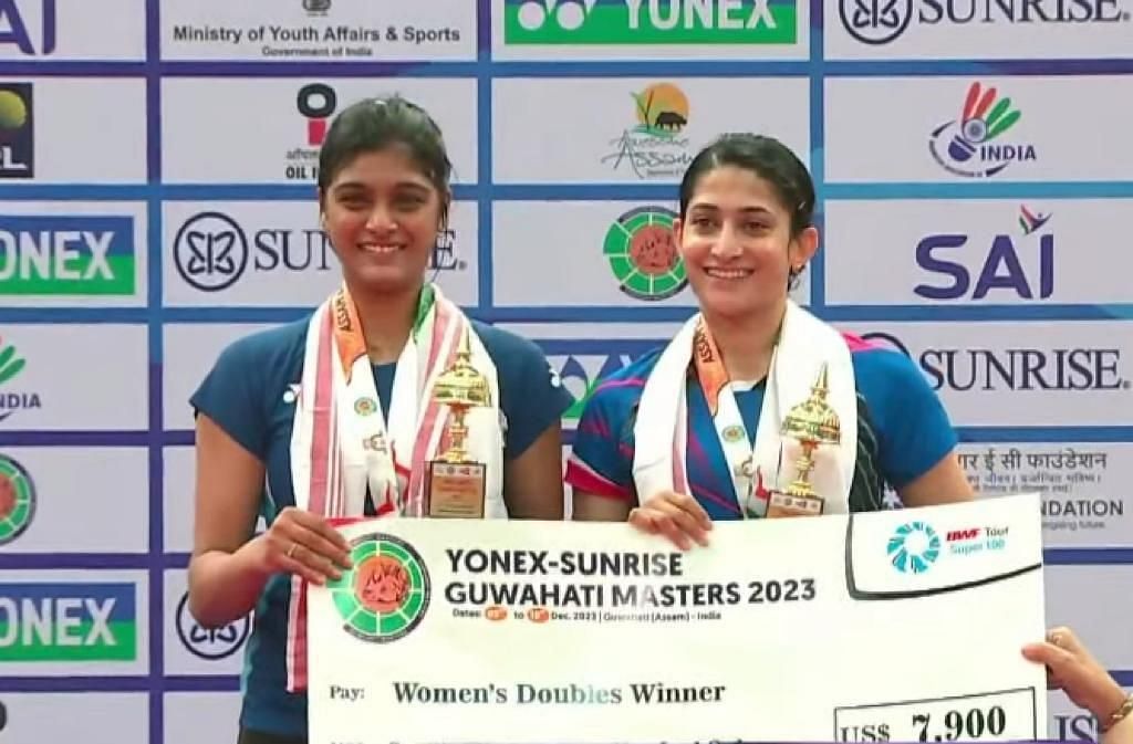 Ashwini Ponnappa (right) and Tanisha Crasto, Image Courtesy- Twitter