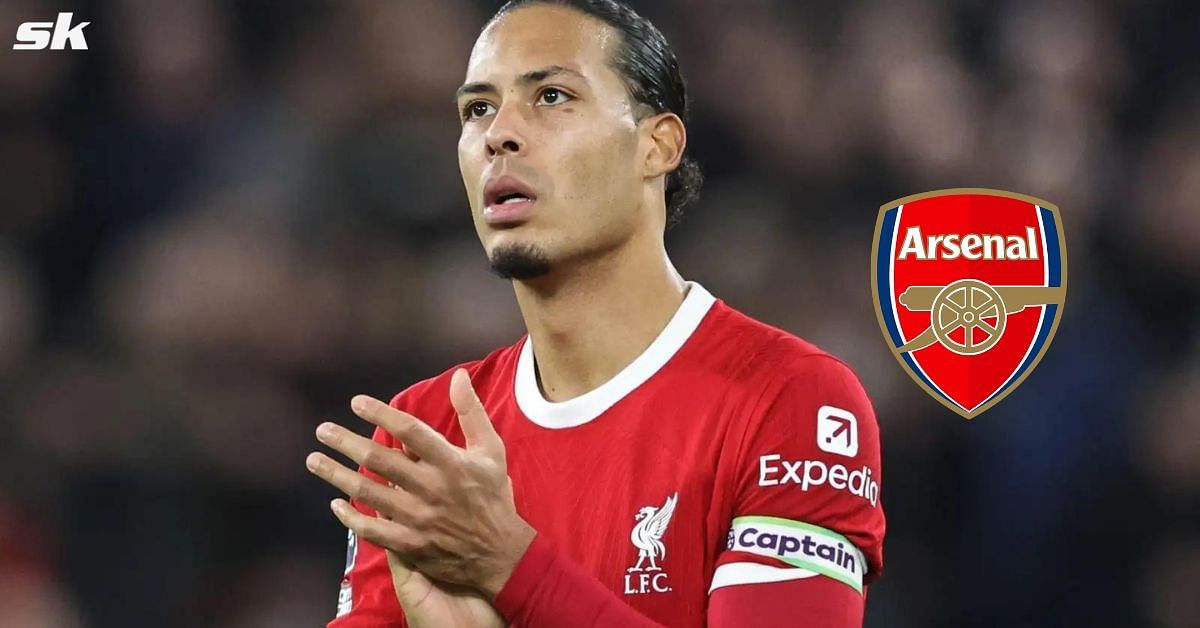 Virgil van Dijk expected to captain Liverpool against Arsenal.