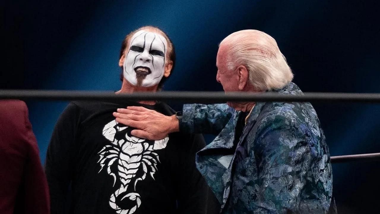 Ric Flair signed up with AEW for Sting