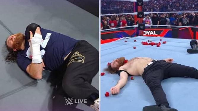 Former WWE Champion issues “apology” to Sami Zayn after injuring him on RAW
