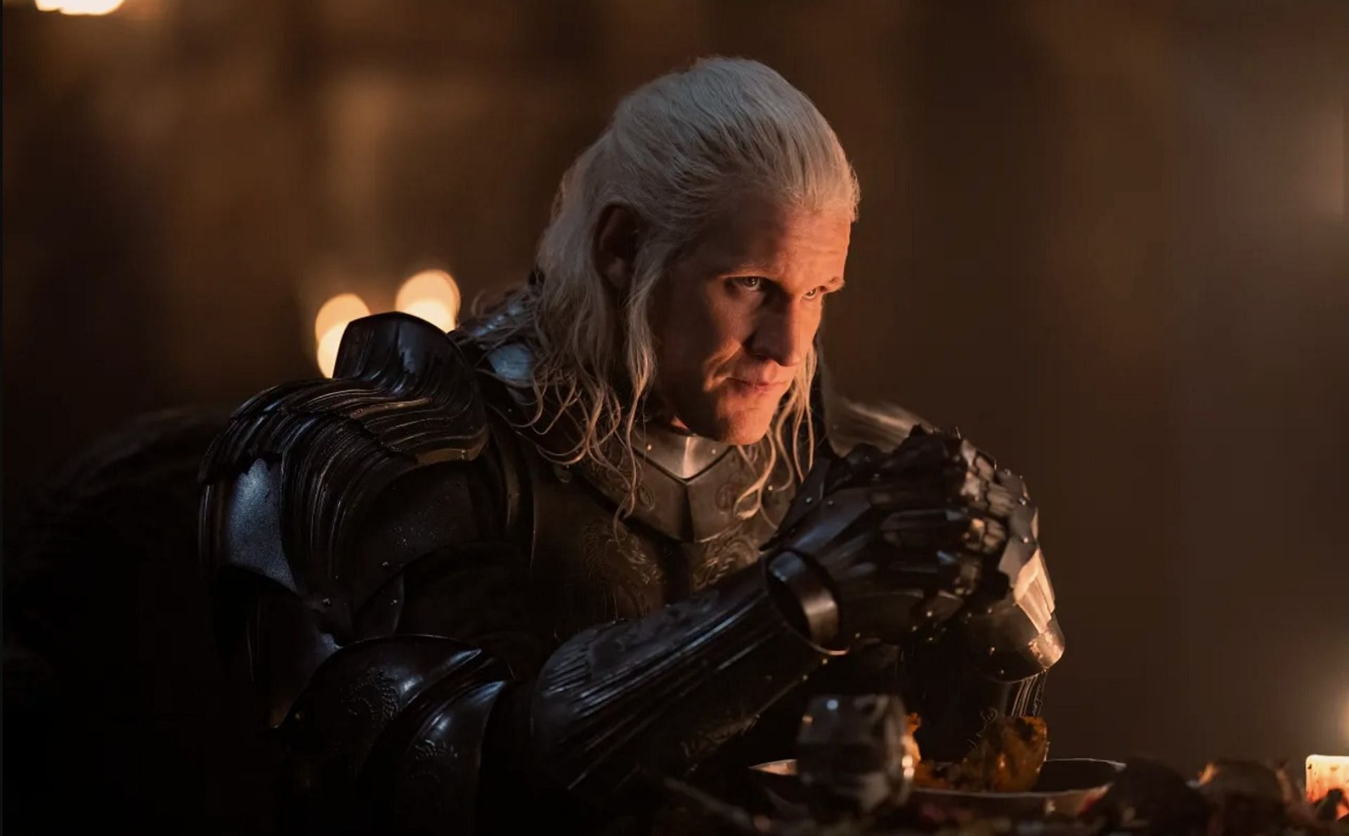 Matt Smith as Prince Daemon Targaryen in House of the Dragon season 2 (Image via HBO)