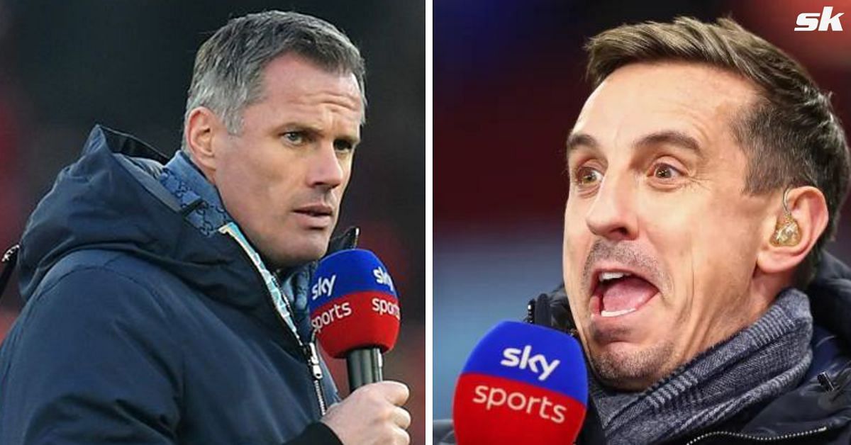 Gary Neville had a go at fello pundit and good friend Jamie Carragher on TikTok 