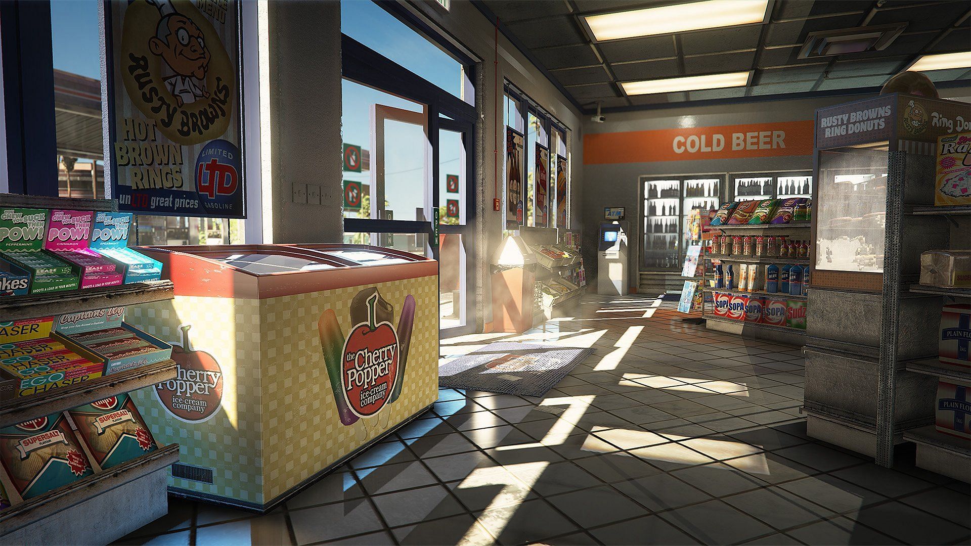 A screenshot of Grand Theft Auto 5 with the Natural Vision Evolved mod (Image via razedmods.com || Rockstar Games)