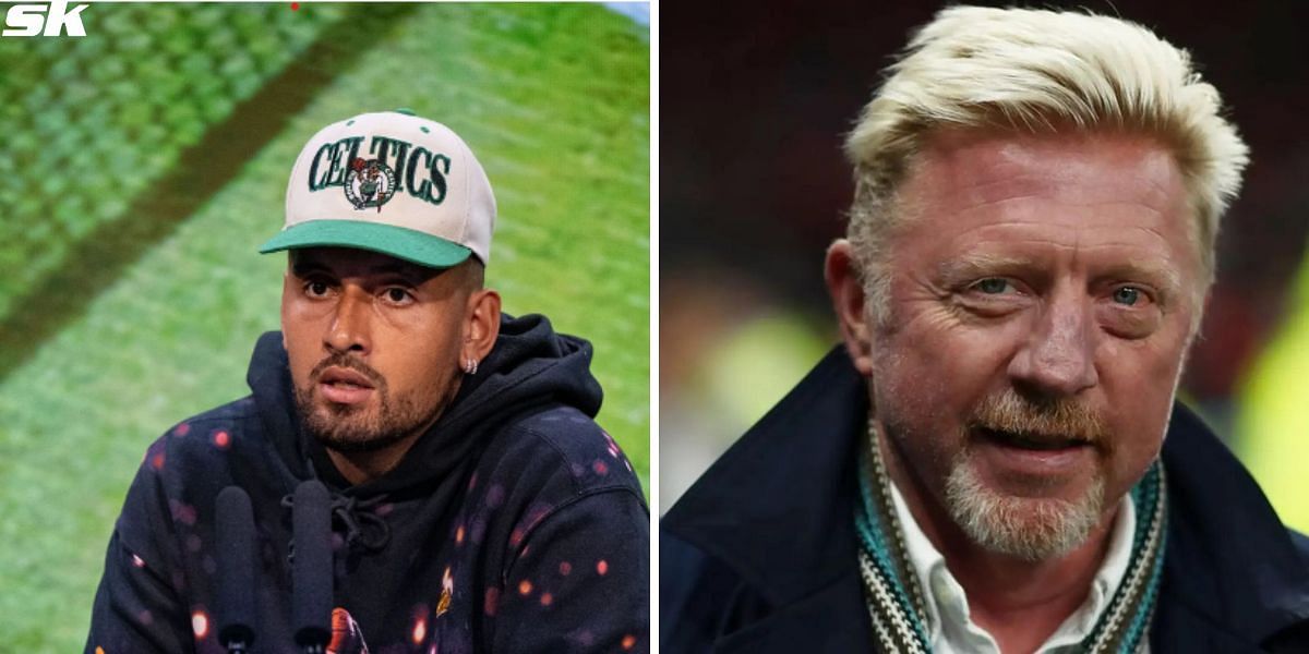 Nick Kyrgios and Boris Becker have had a bit of a feud lately