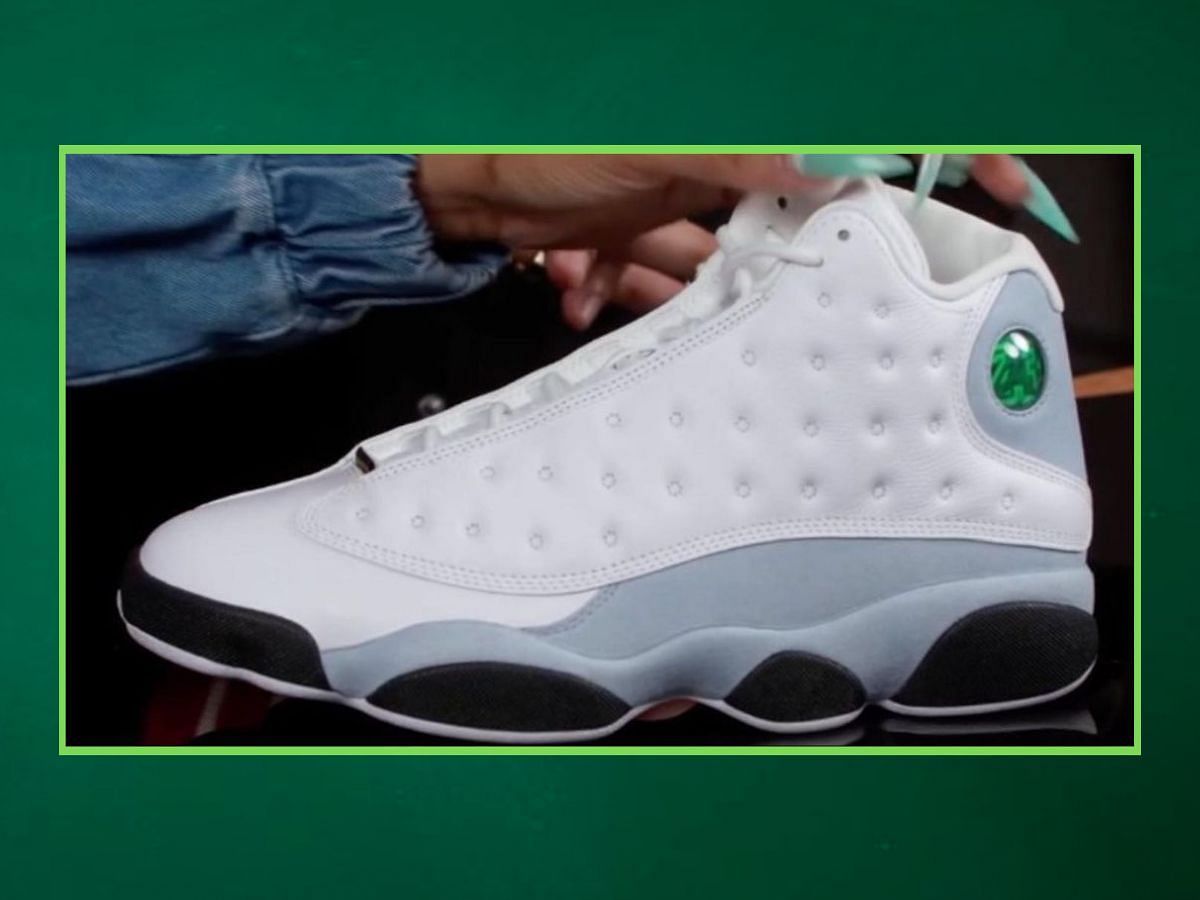 Air Jordan 13 &ldquo;Blue Grey&rdquo; (Image via SBD)