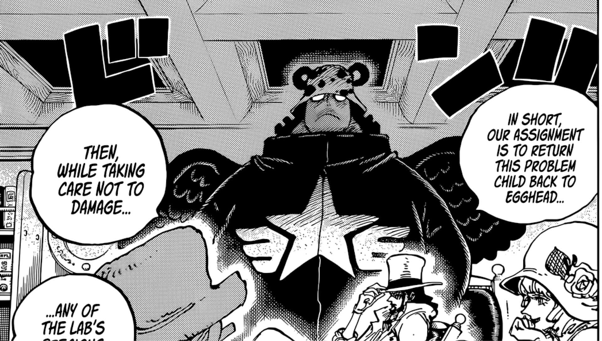 S-Bear as shown in One Piece manga (Image via Shueisha)
