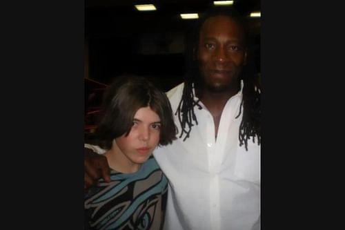 Sammy Guevara with Booker T.