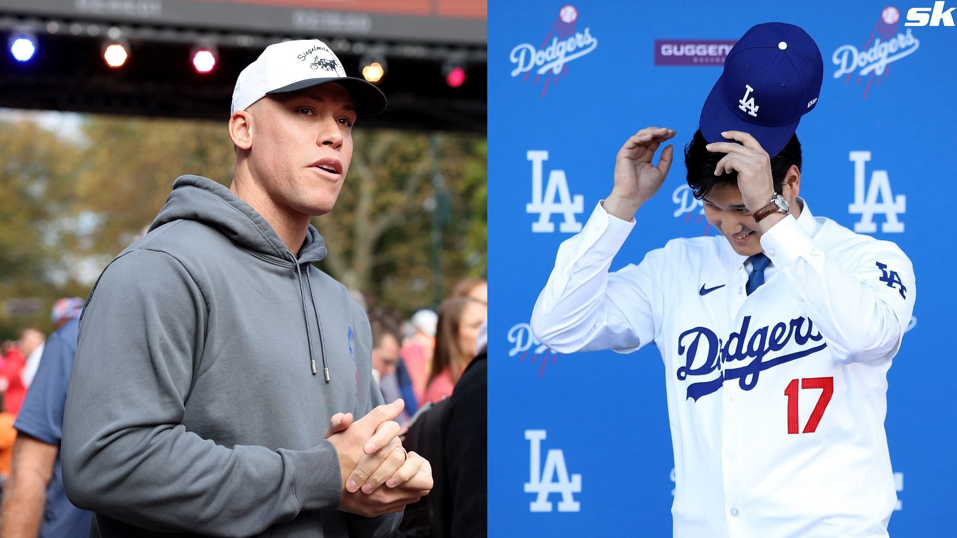 Shohei Ohtani is introduced as new Los Angeles Dodgers player at Dodger Stadium