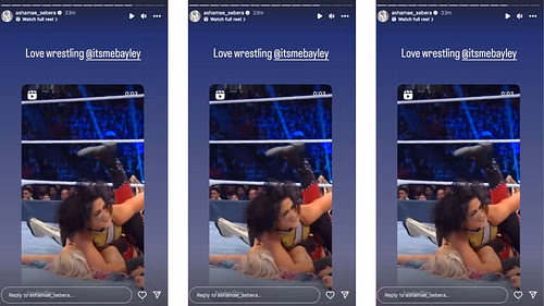 Dana Brooke sends a message on Instagram.