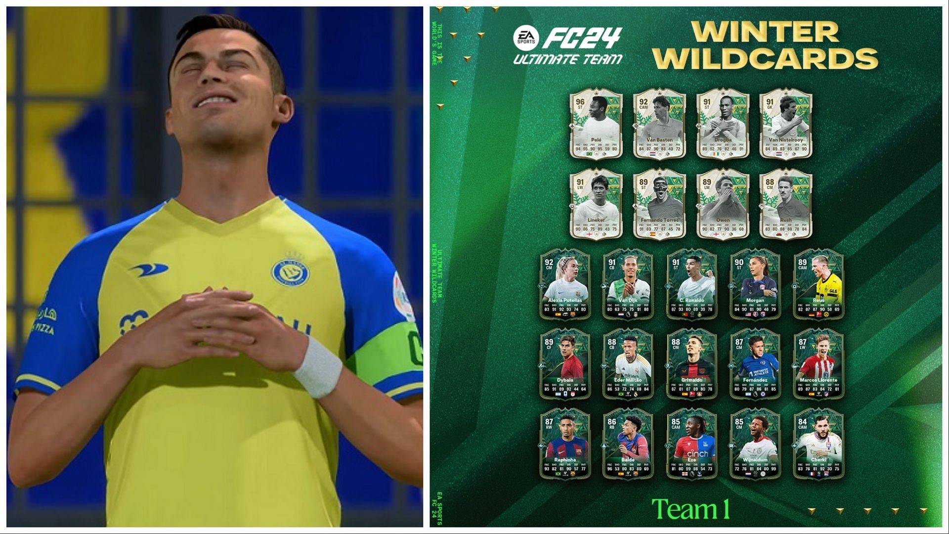 Winter Wildcards is now live in EA FC 24 (Images via EA Sports)