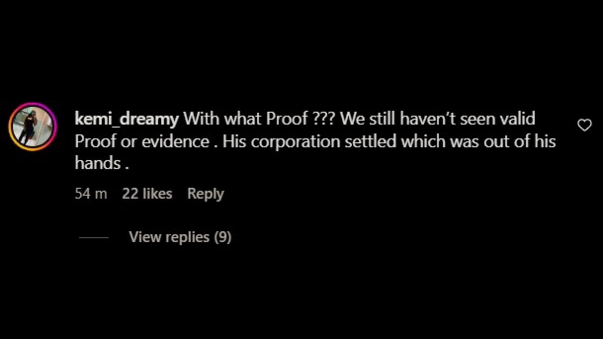 A fan claims there is no proof to the accusations. (Images via Instagram/@theneighborhoodtalk)