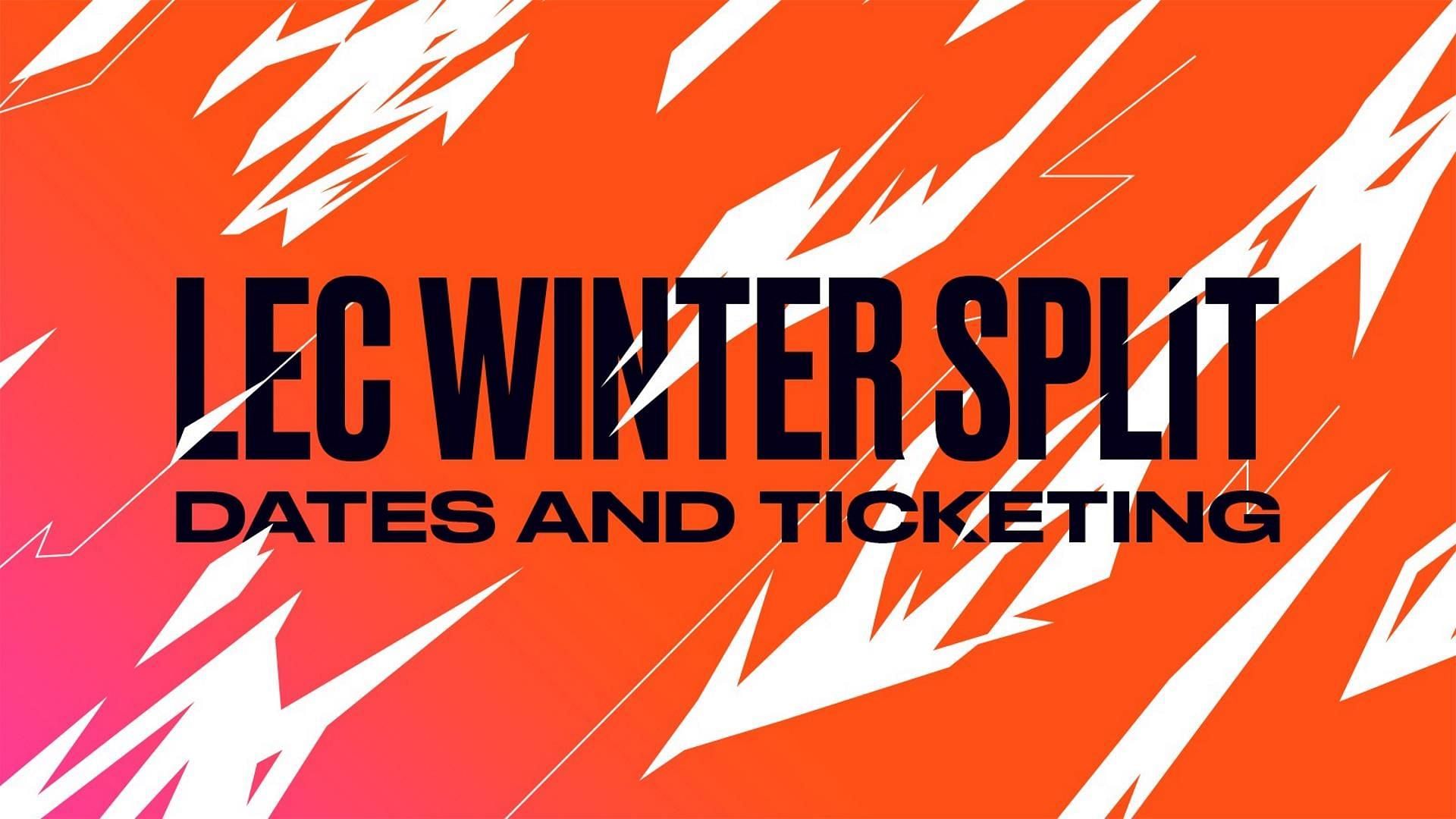 League of Legends LEC 2024 Winter Split Dates revealed, ticket sales