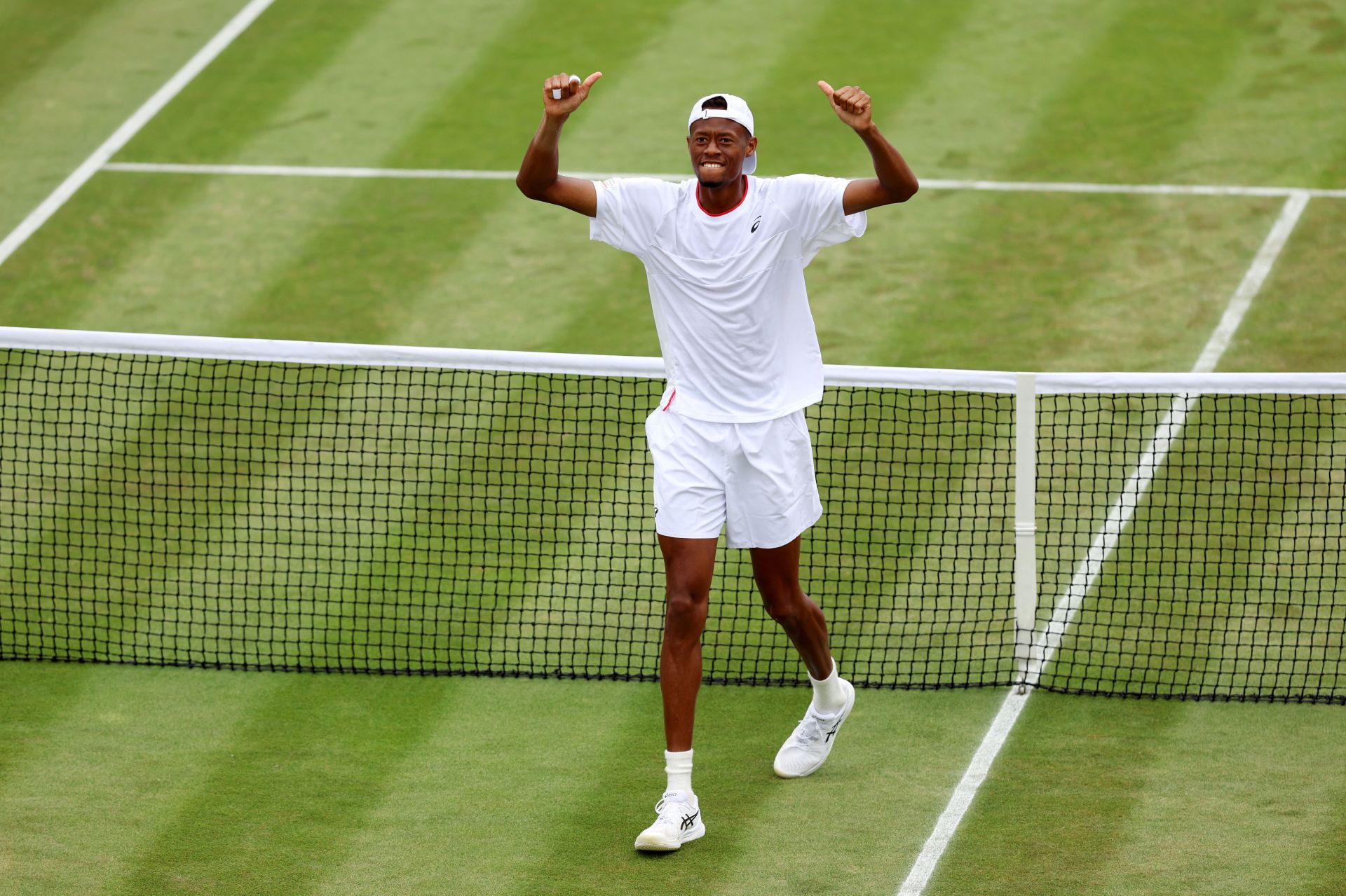 Christopher Eubanks at the 2023 Wimbledon.