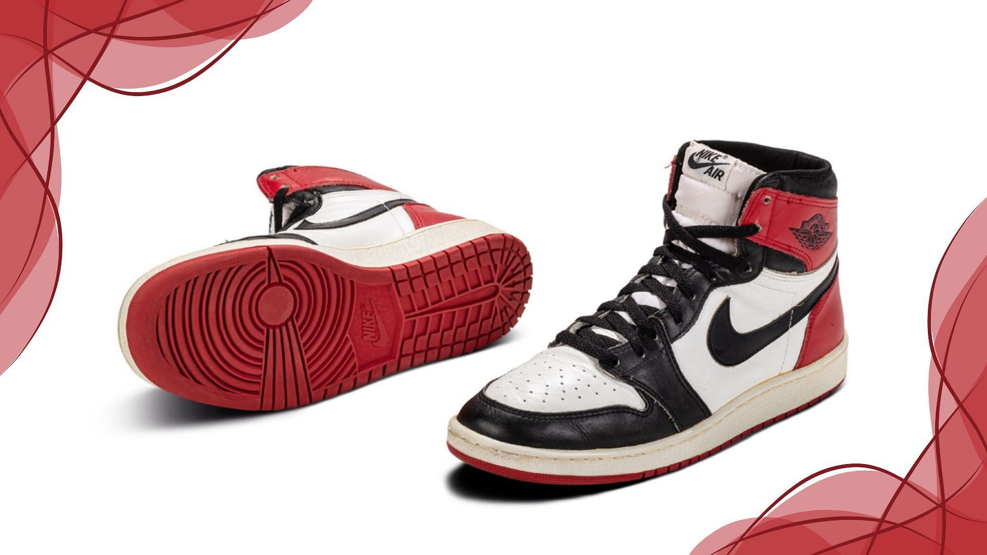 Air Jordan 1 High OG Black Toe Reimagined sneakers (Image via Instagram/@zsneakerheadz)