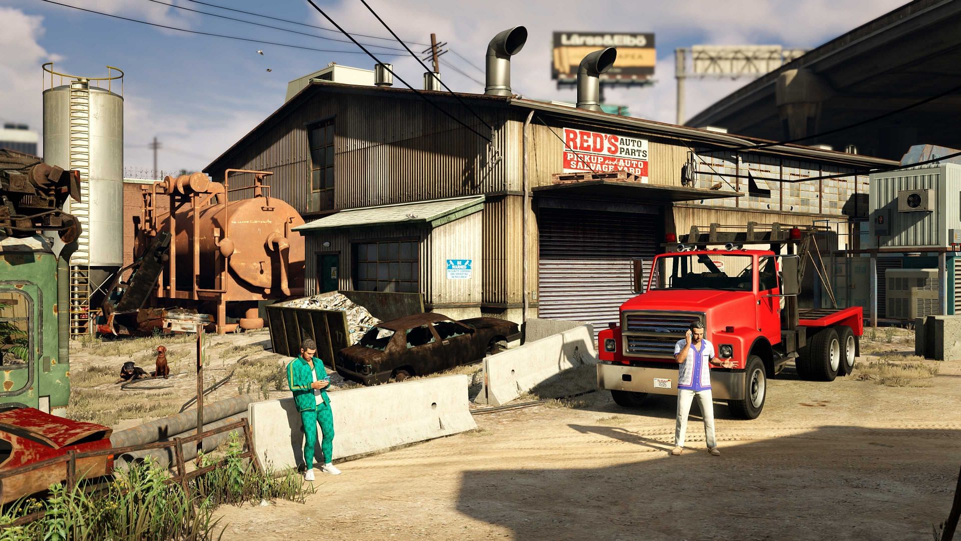 Yusuf Amir has some jobs for the players in the online multiplayer (Image via Rockstar Games)