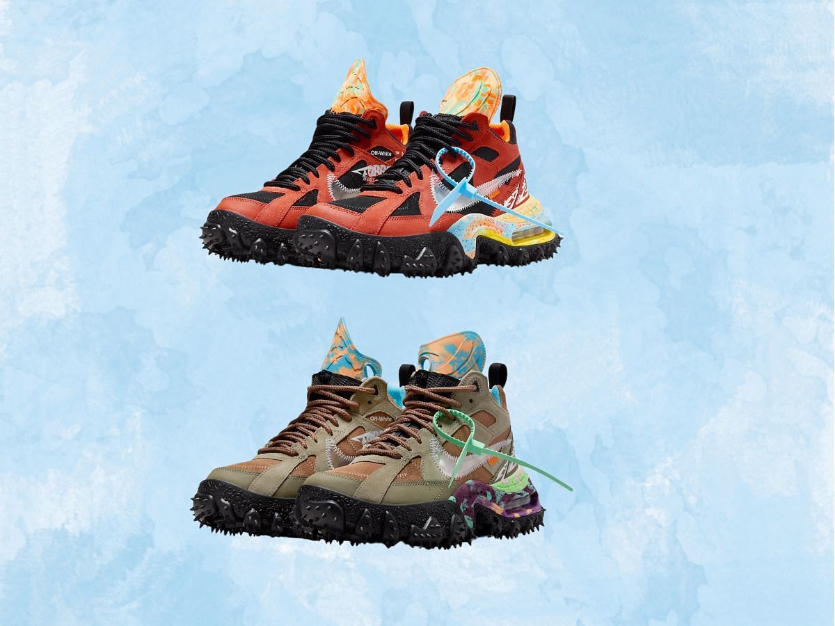 Off-White x Nike Air Terra Forma sneaker pack