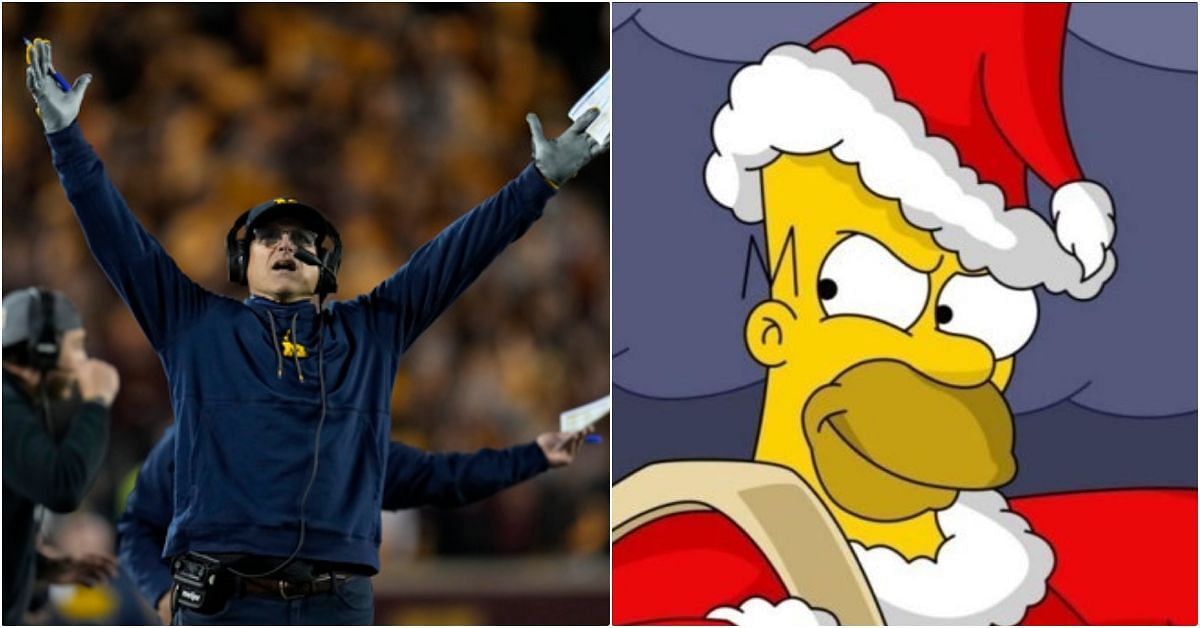 The Simpsons troll Jim Harbaugh