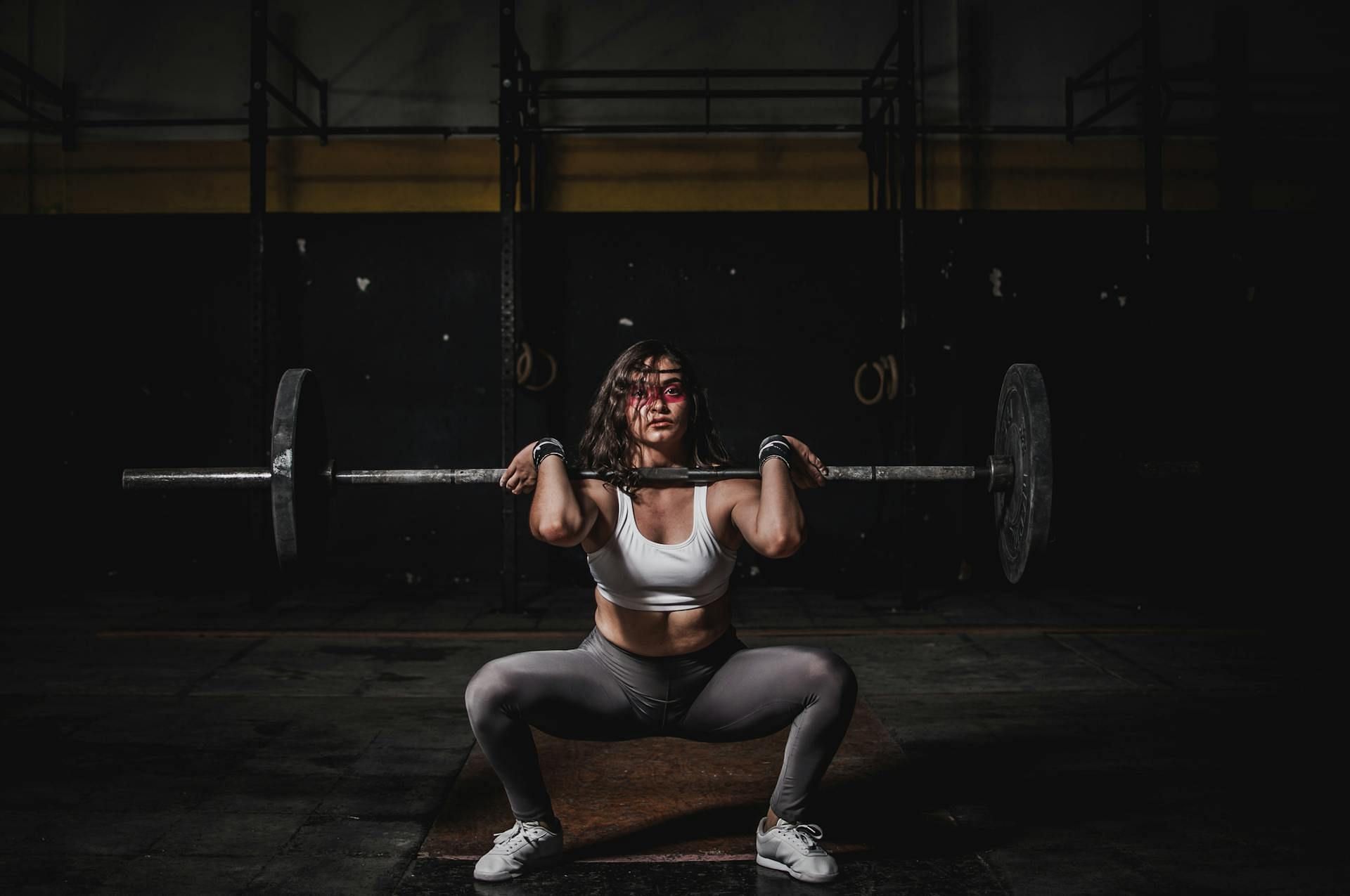 It is a combination of a front squat and a push press (Photo by Leon Ardho on Pexels)