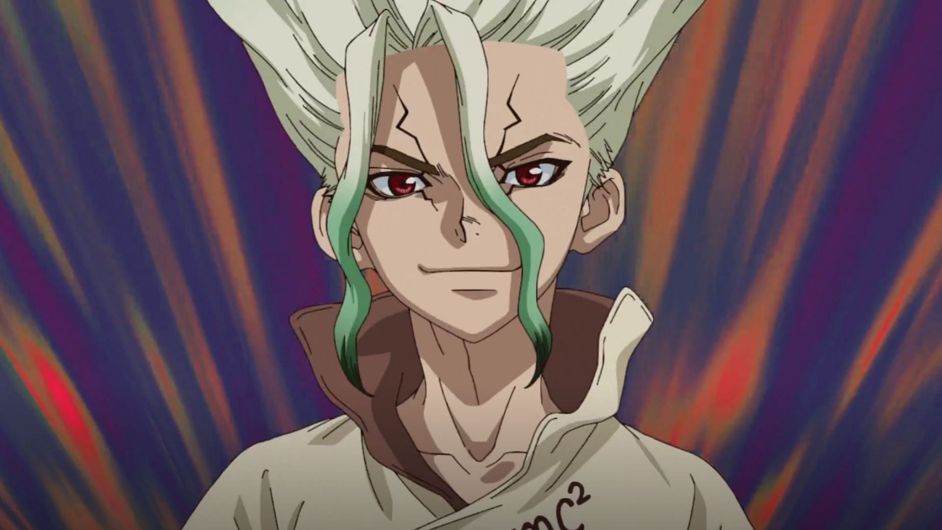 Senku as seen in the Dr. Stone anime (Image via TMS Entertainment)