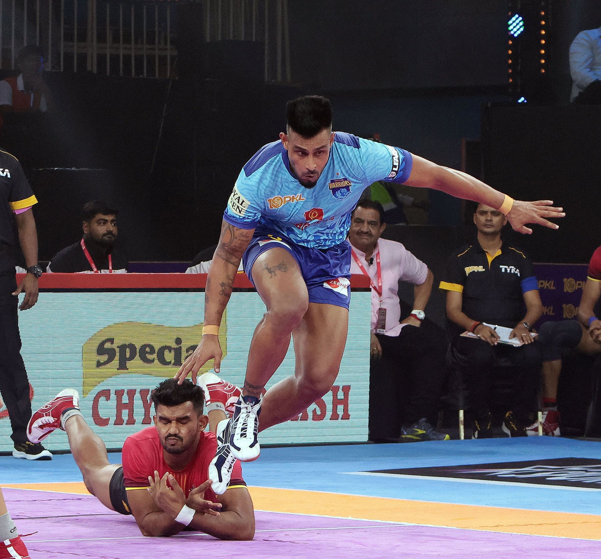 Maninder Singh continues to lead the Bengal Warriors in Season 10 (Credit: PKL)