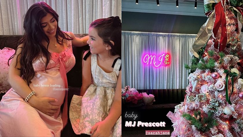 IN PHOTOS: Dak Prescott's girlfriend Sarah Jane shows off lavish baby shower celebration