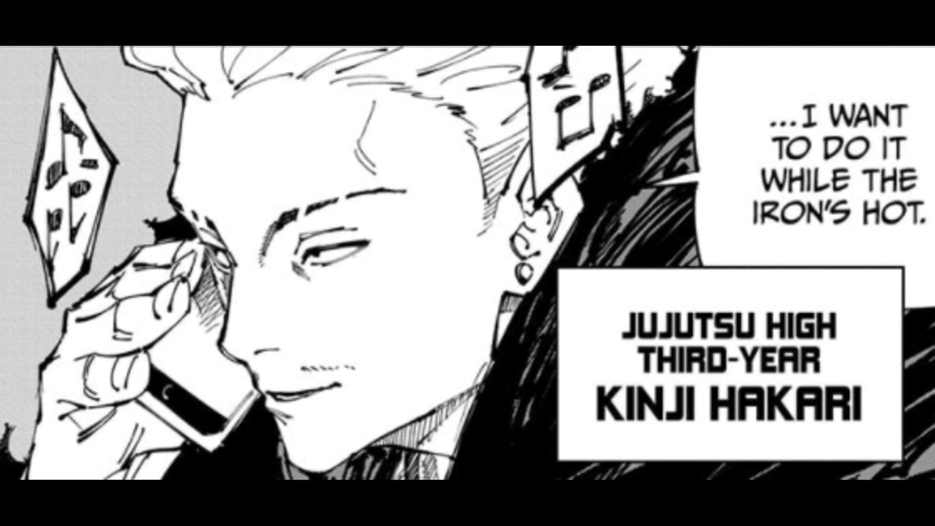 Kinji Hakari as seen in the Jujutsu Kaisen manga (Image via Gege Akutami, Sheuisha)