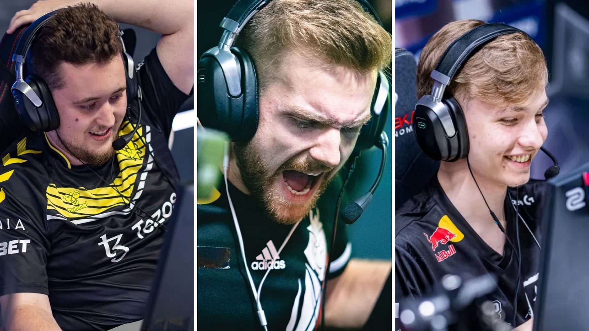 Top 5 CS2 players of 2023 (Image via ESL and BLAST)