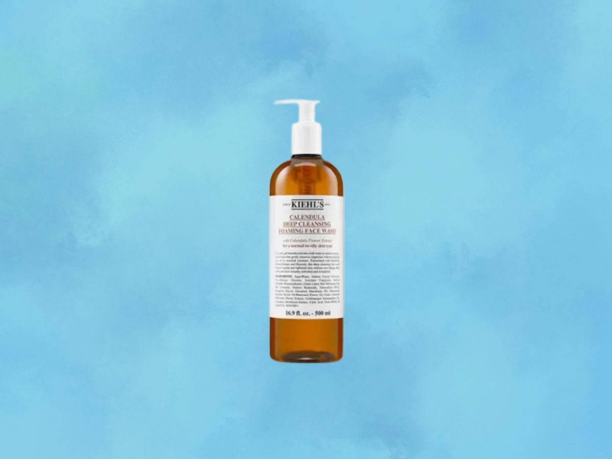 Kiehl&rsquo;s Calendula Deep Cleansing Foaming Face Wash (Image via Amazon)