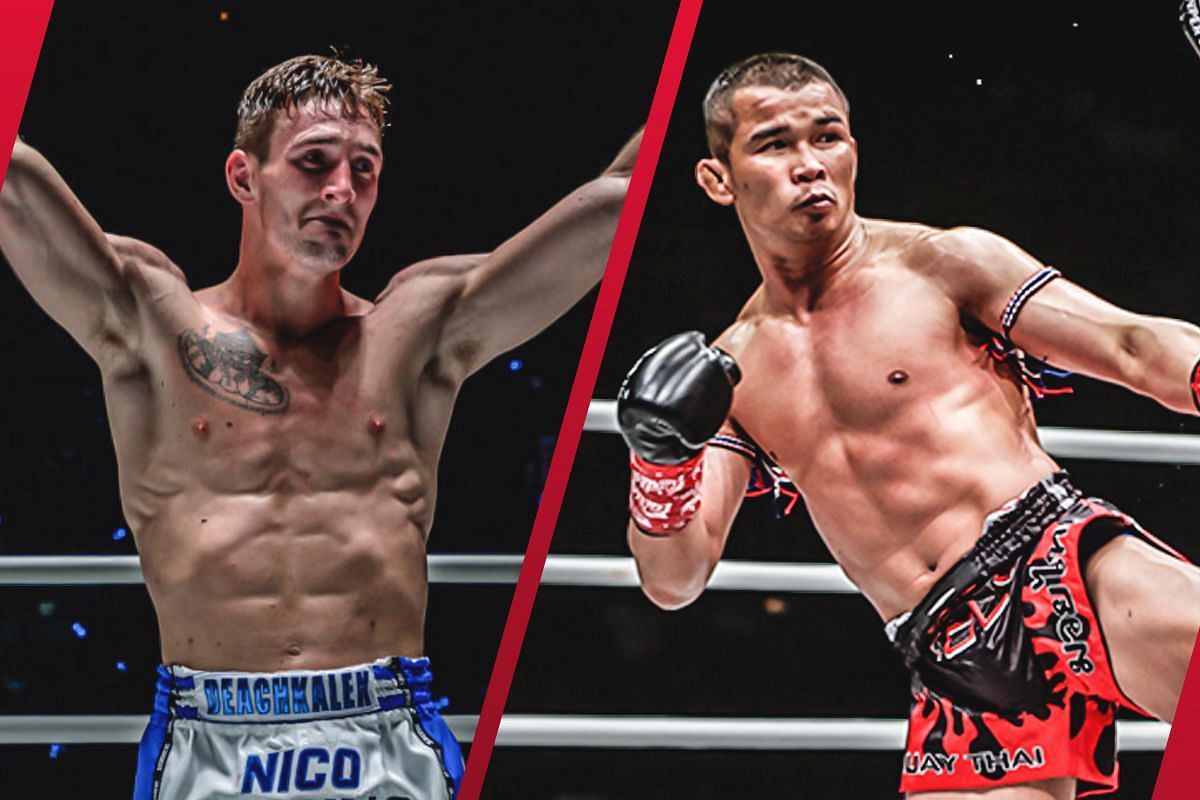 Nico Carrillo and Nong-O Hama - Photo by ONE Championship