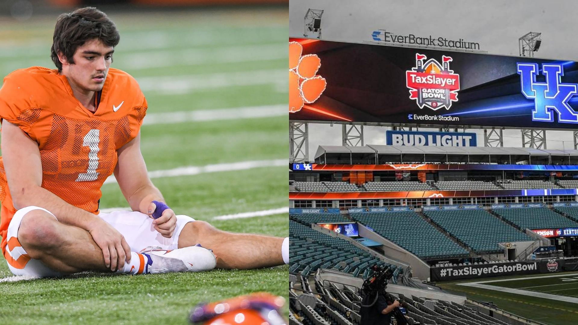 Will Shipley suffered a scary injury during the Taxslayer Gator Bowl